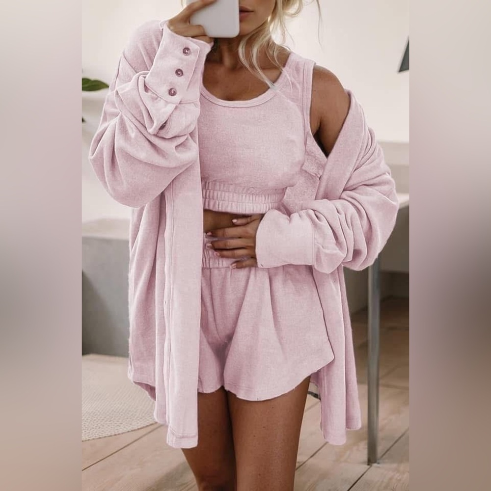 Women's Pink Lounge Set